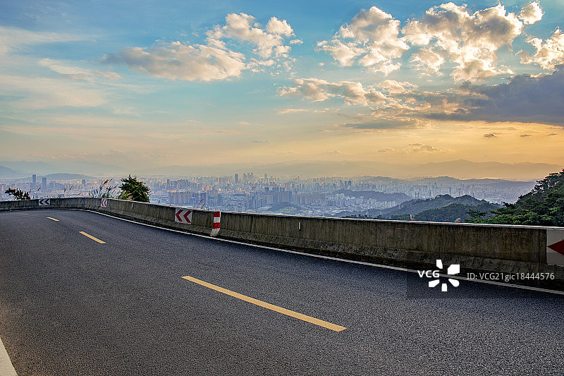 福州山区道路图片素材