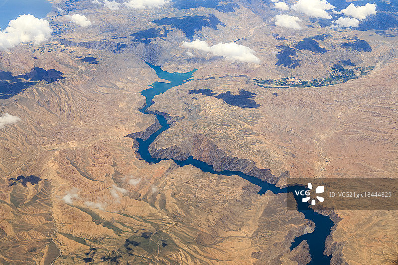 航拍青海龙羊峡图片素材