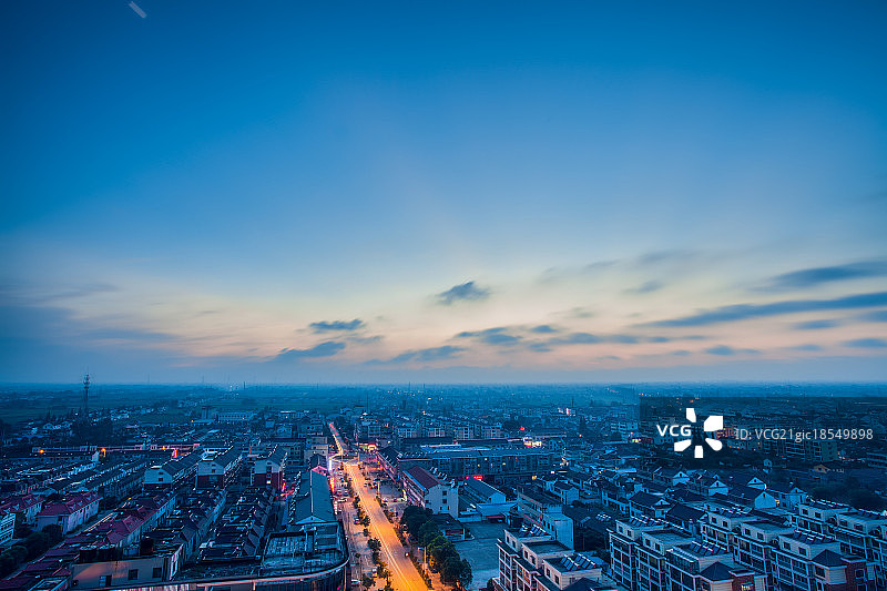 乡村夜景图片素材