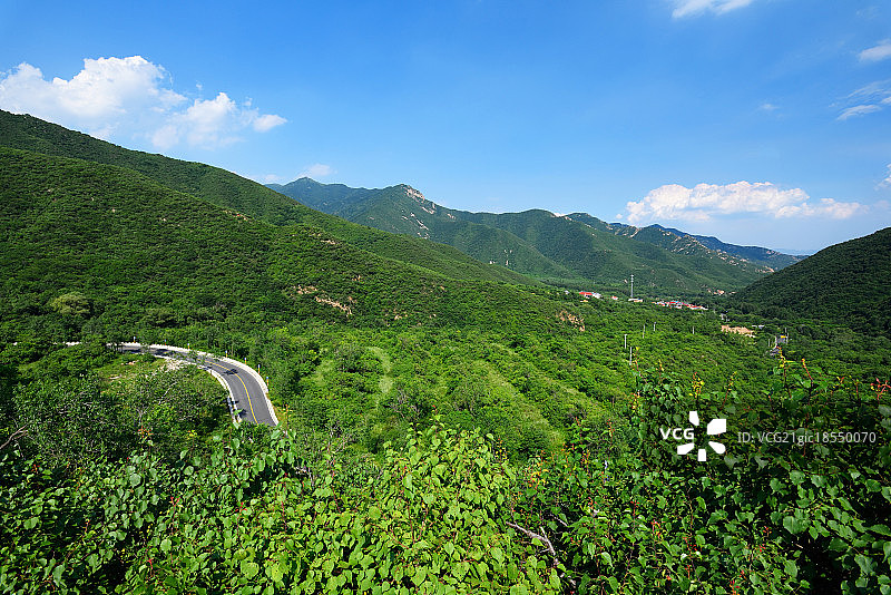 背景延庆海坨山风光图片素材