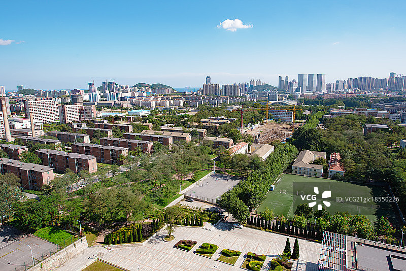 校园俯视3图片素材