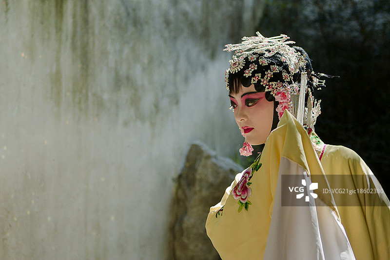 昆曲演员图片素材