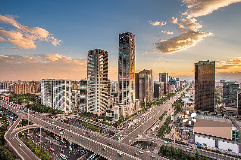 CBD国贸桥图片素材