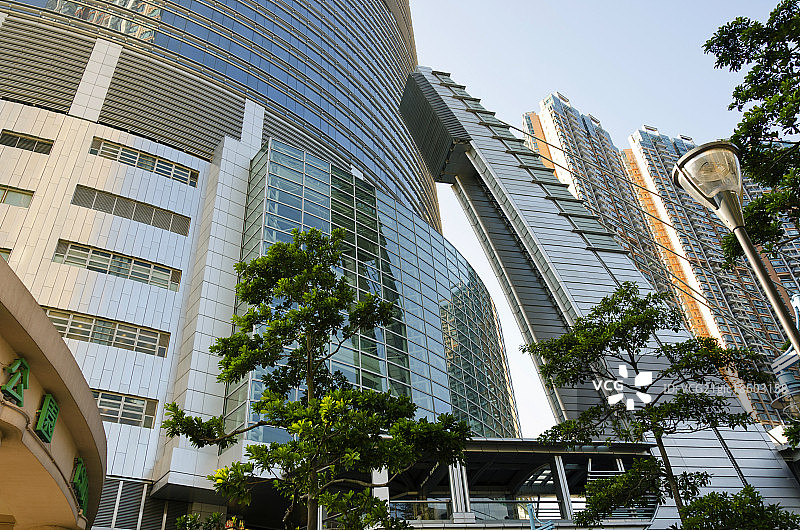 香港荃湾西如心广场建筑群图片素材