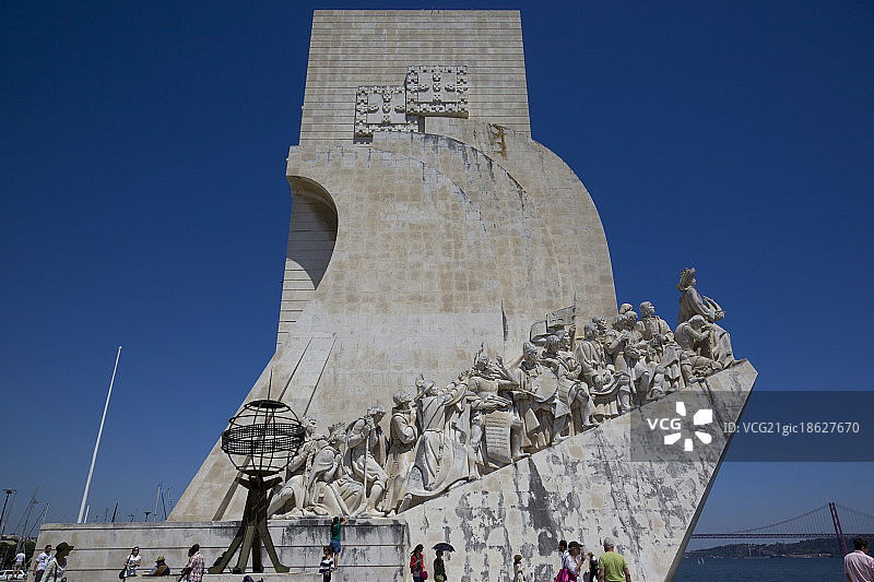 葡萄牙里斯本发现者纪念碑图片素材