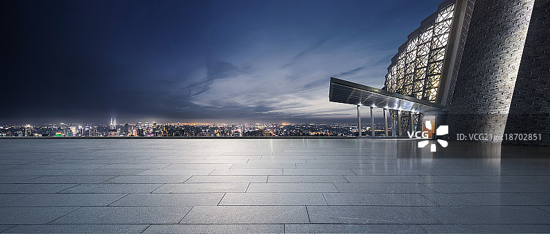 上海城市风光道路平台图片素材