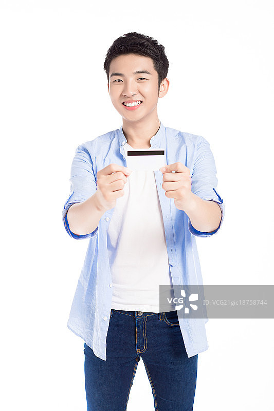 购物的年轻人图片素材