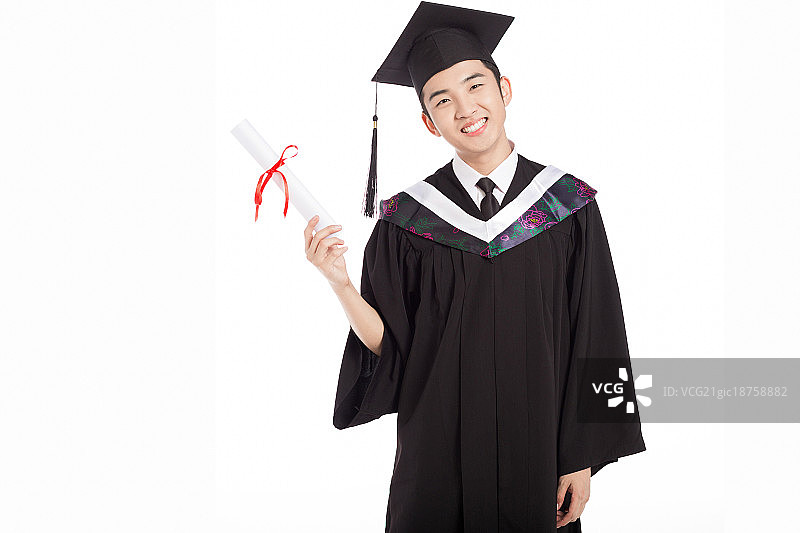 开心的大学毕业生图片素材