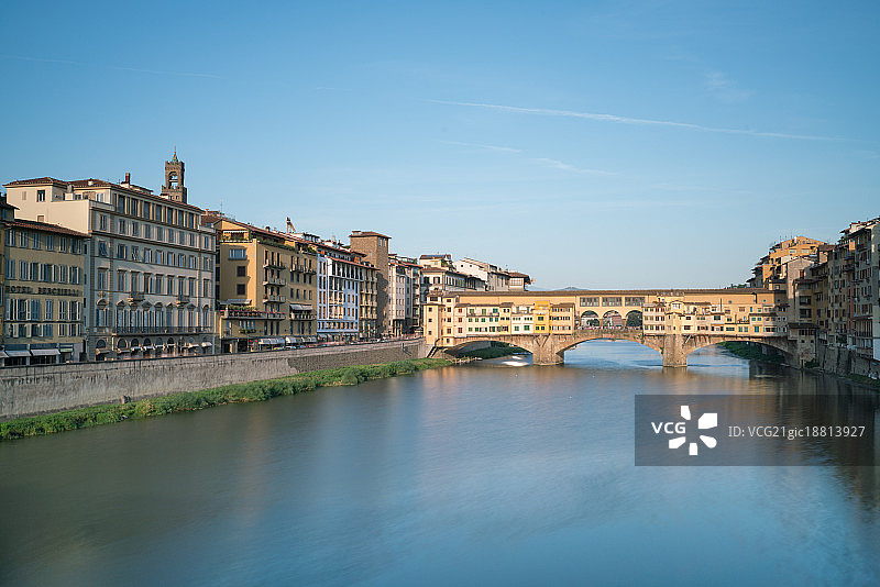 意大利佛罗伦萨维奇奥桥图片素材