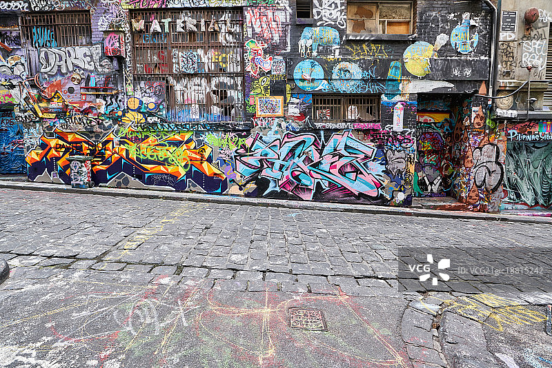 墨尔本涂鸦墙图片素材