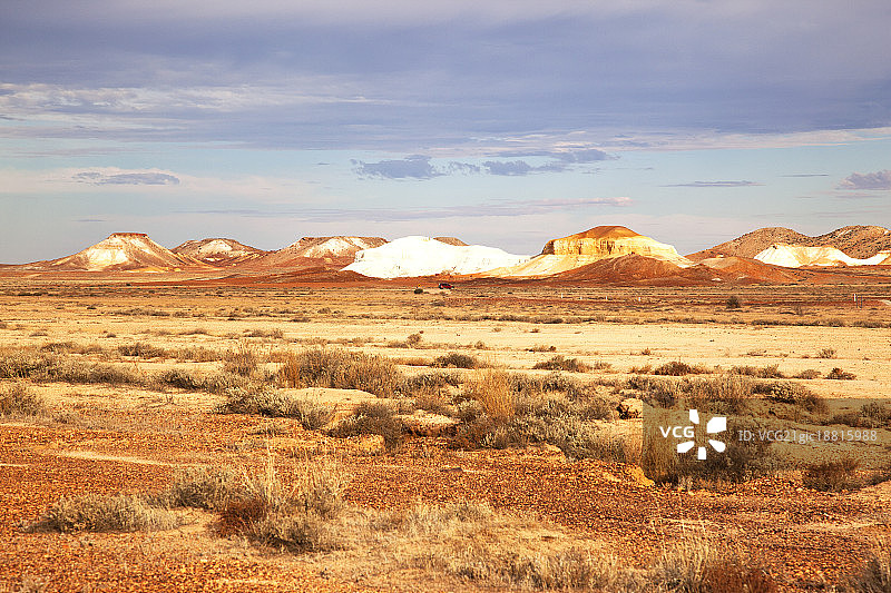 俯瞰库伯佩迪的盐和胡椒岩图片素材