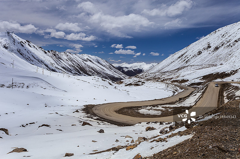 高原公路图片素材