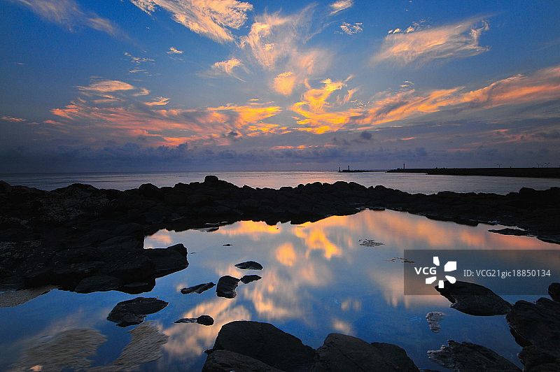 澎湖,台湾,亚洲,海景,日落,图片素材