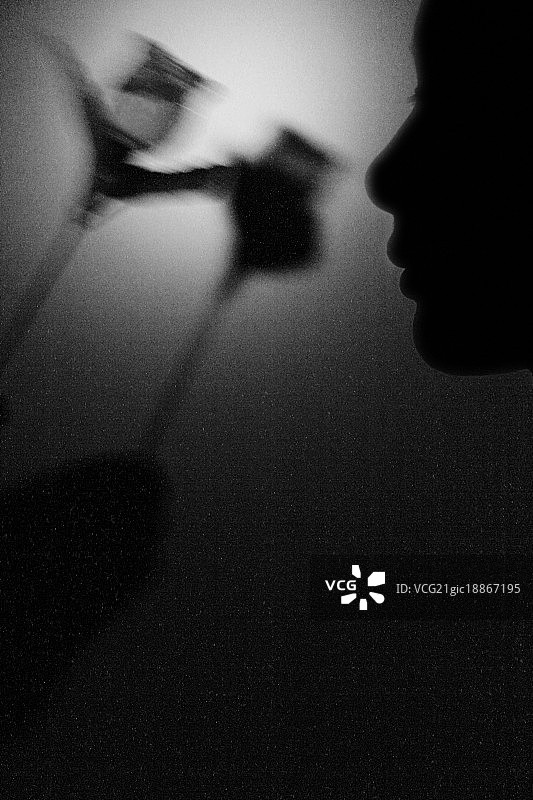 脸部特写图片素材