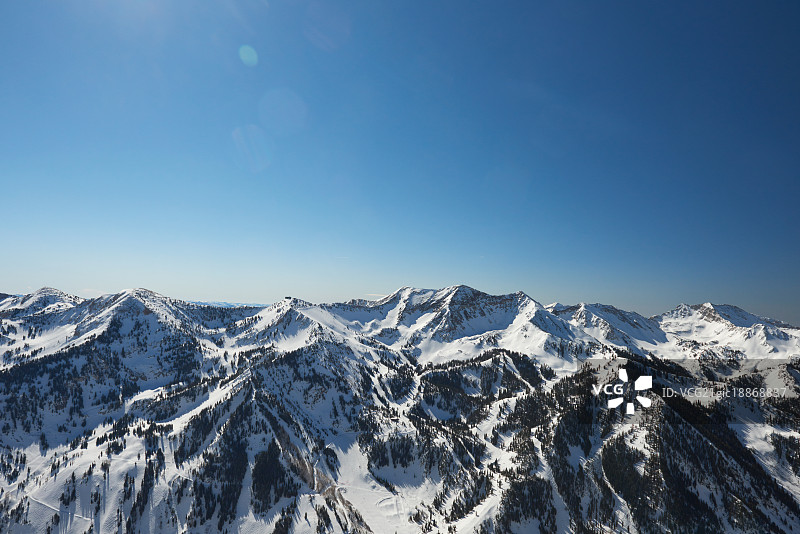 美国盐湖城的山景图片素材