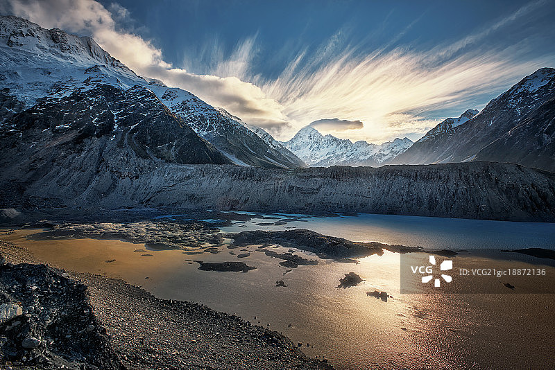 库克雪山图片素材