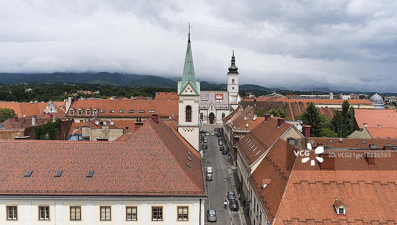 萨格勒布克罗地亚城市景观图片素材
