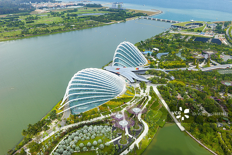 新加坡滨海湾花园图片素材