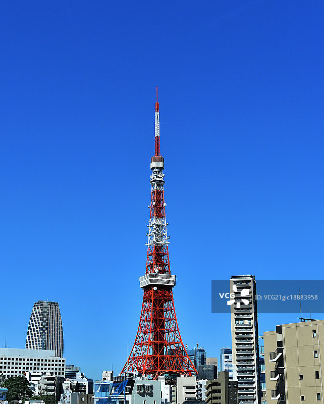 日本东京铁塔图片素材