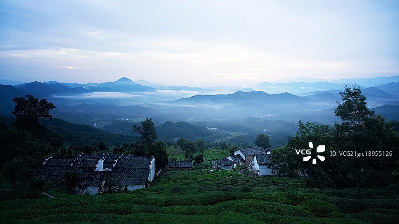 金龙山的早晨图片素材