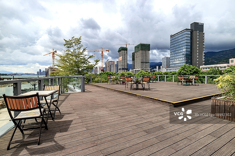 都市露台图片素材