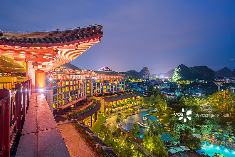 桂林香格里拉图片素材