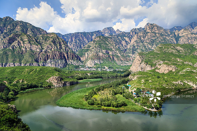 北京门头沟珍珠湖图片素材