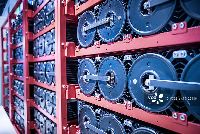 锂离子电池储能站图片素材