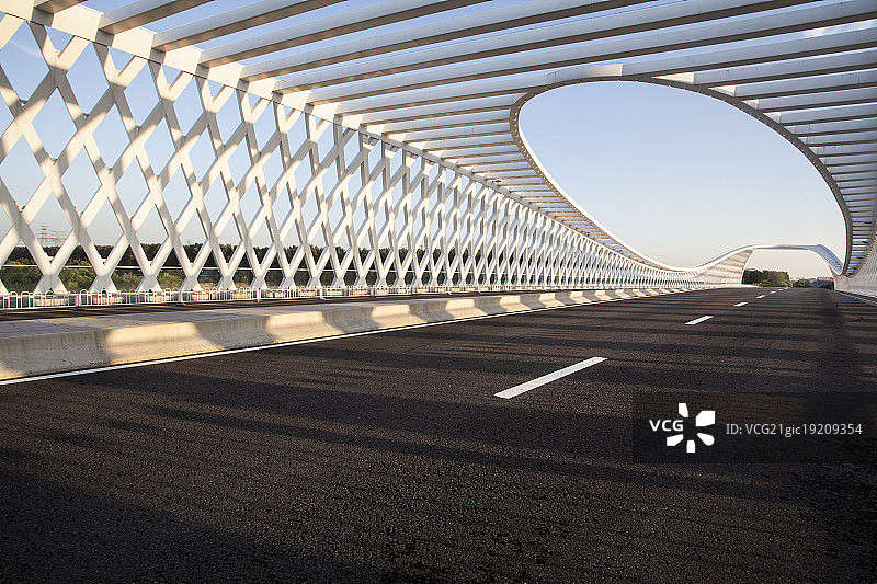 京郊公路美景图片素材