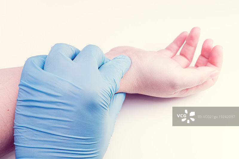 桡动脉脉搏图片素材