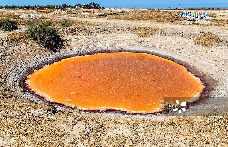 塞内加尔的盐井图片素材