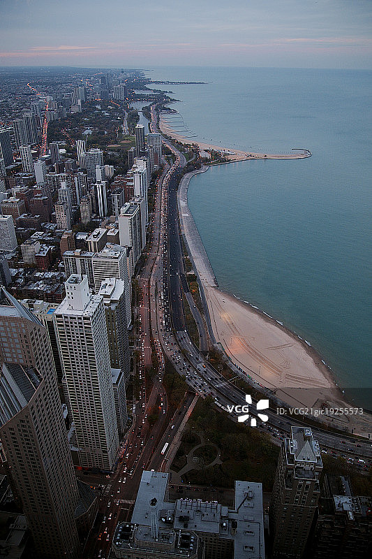 湖滨大道图片素材