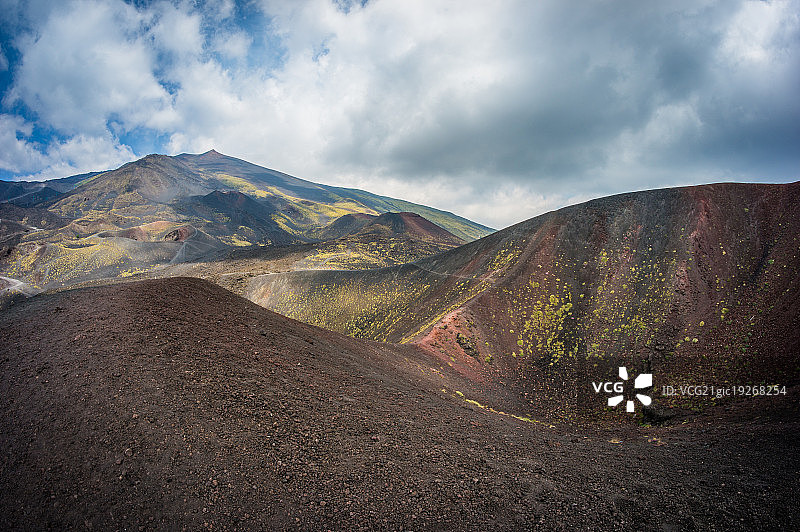 埃特纳火山图片素材
