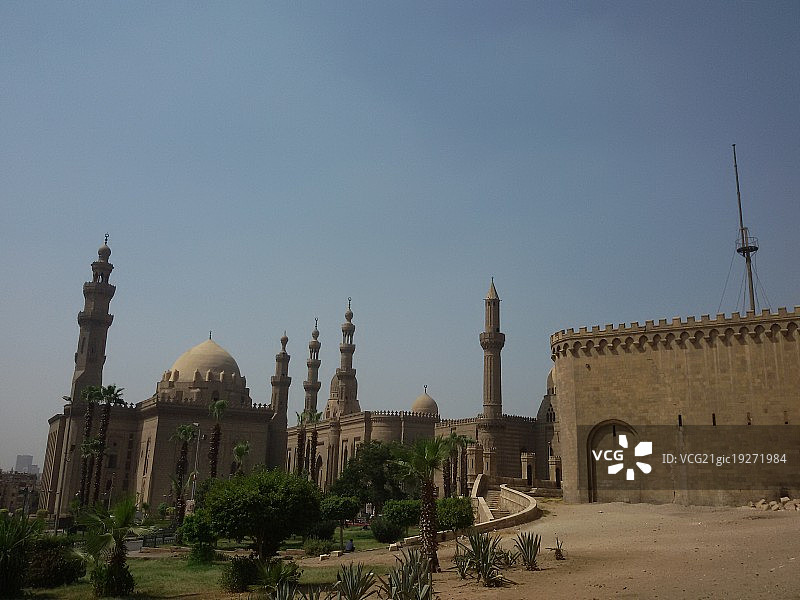 开罗苏丹哈桑和阿尔里法伊清真寺图片素材