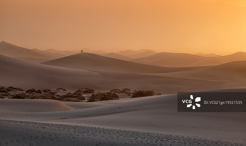起伏的沙丘图片素材