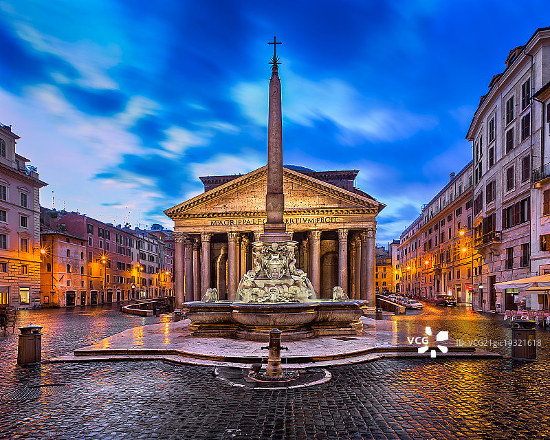 罗马的罗通达广场图片素材