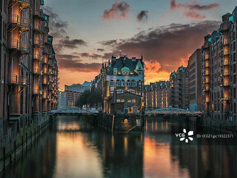 汉堡仓库城图片素材