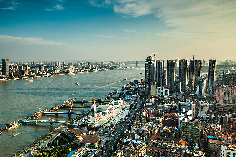 湖北省武汉市汉口城市风光图片素材