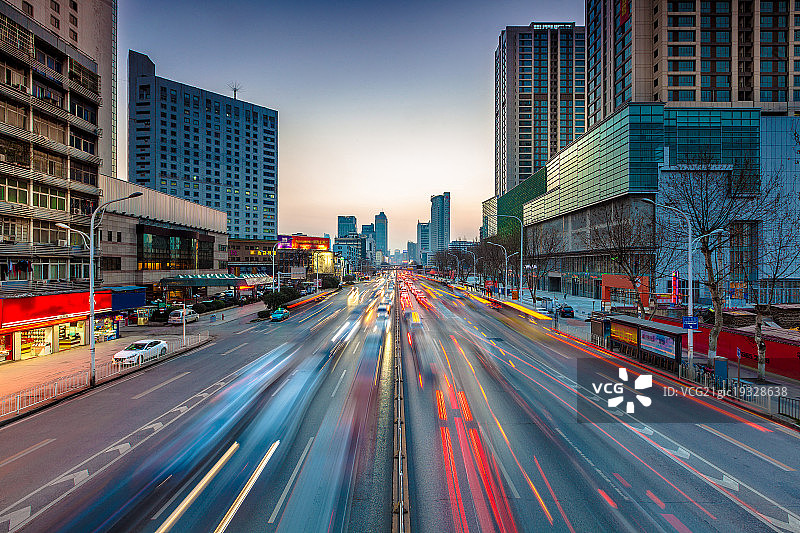 湖北省武汉市城市夜景图片素材