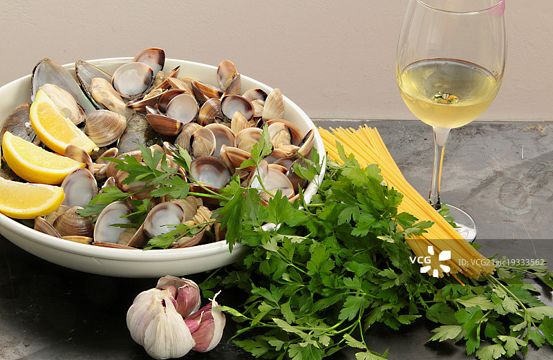 海鲜意大利面图片素材