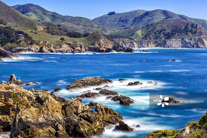 加利福尼亚大瑟尔海岸图片素材