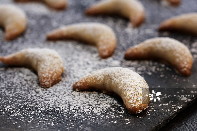 新月形饼干图片素材