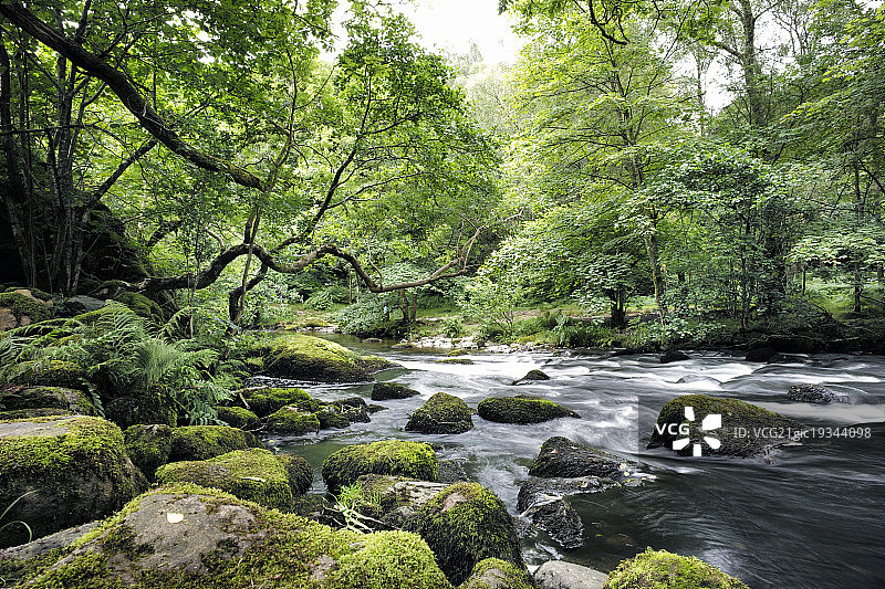 英格兰湖区国家公园-格拉斯米尔(grasmere)溪流图片素材