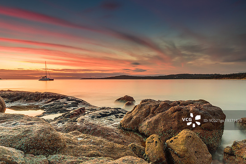 科尔斯湾的日落图片素材