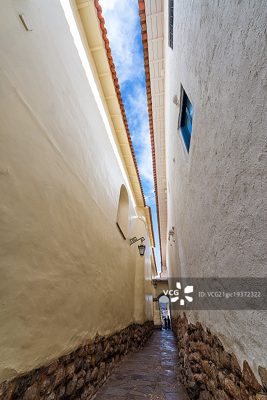 库斯科的狭窄小巷图片素材