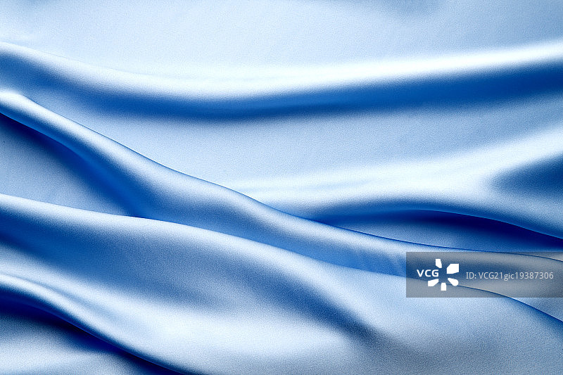 蓝丝绸图片素材