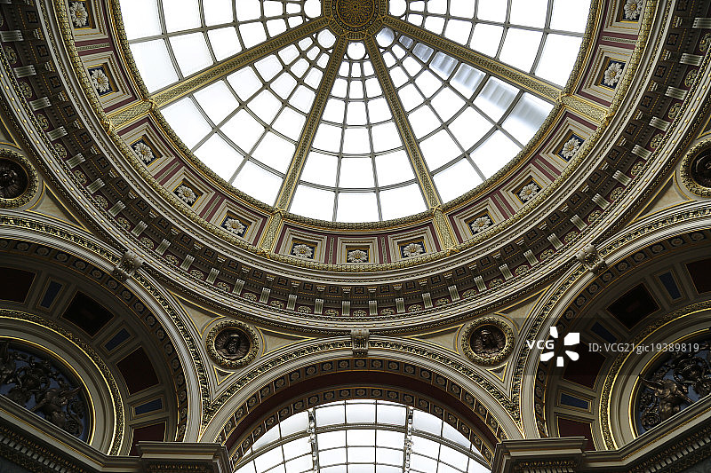 英国国家美术馆（The National Gallery）穹顶建筑图片素材