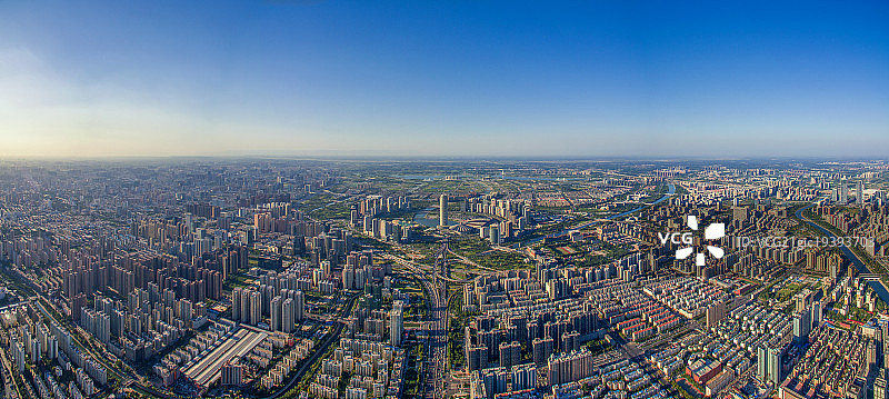 郑东新区全景图片素材