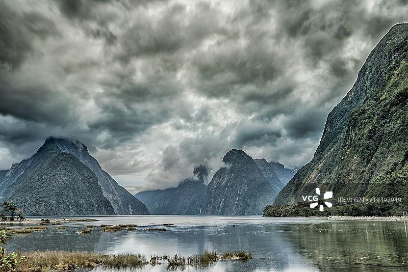 新西兰米尔福德峡湾图片素材