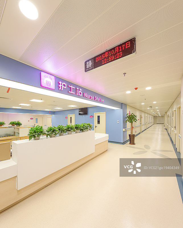 医院住院部护士站图片素材